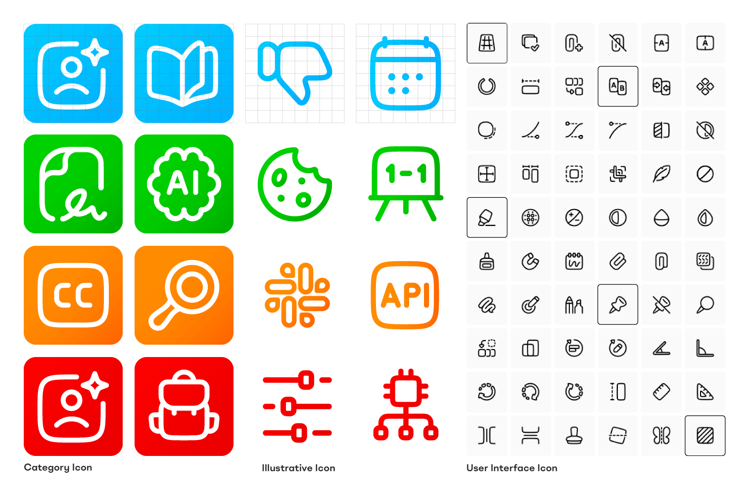 Plump line icon library from Streamline