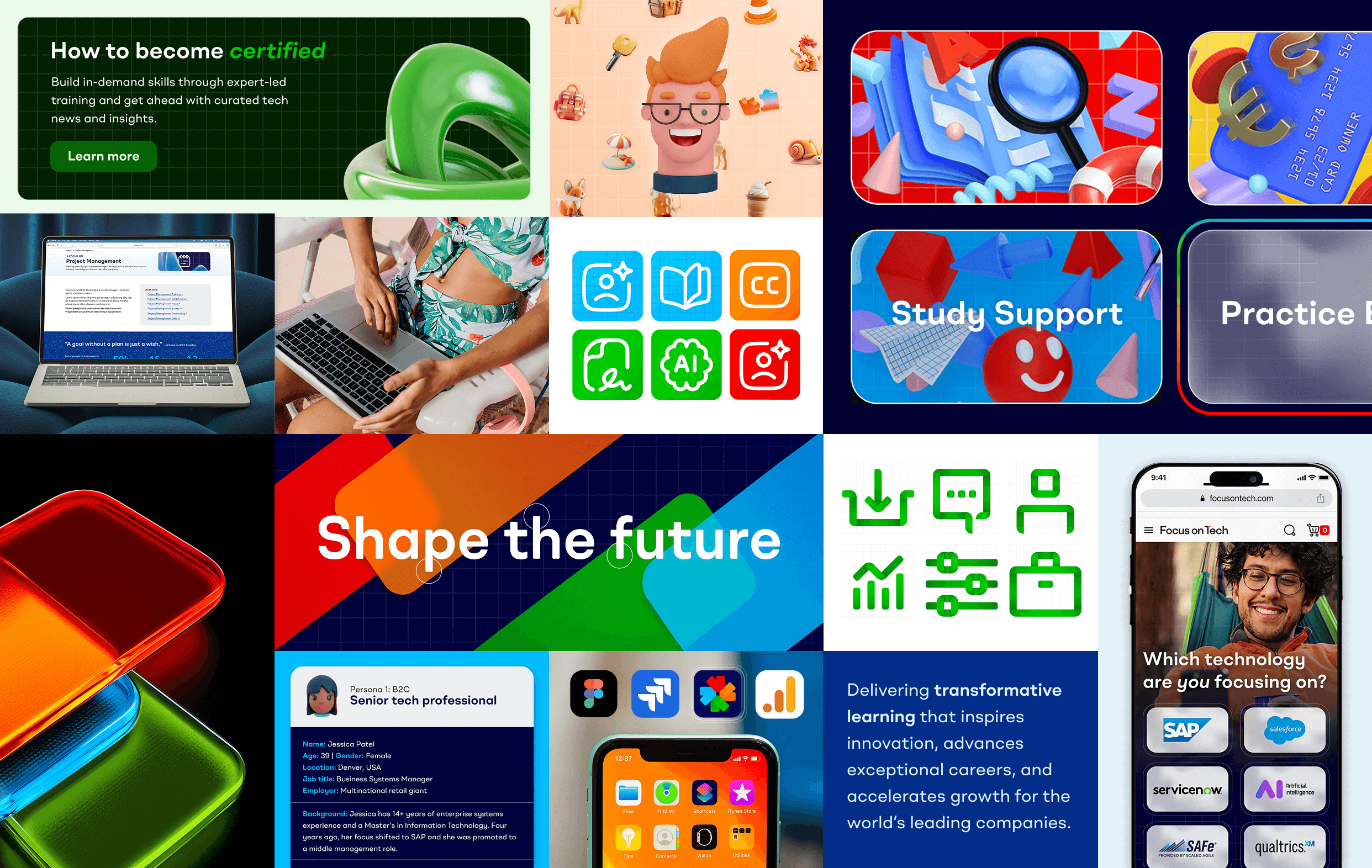 Focus on Tech brand and platform hero image