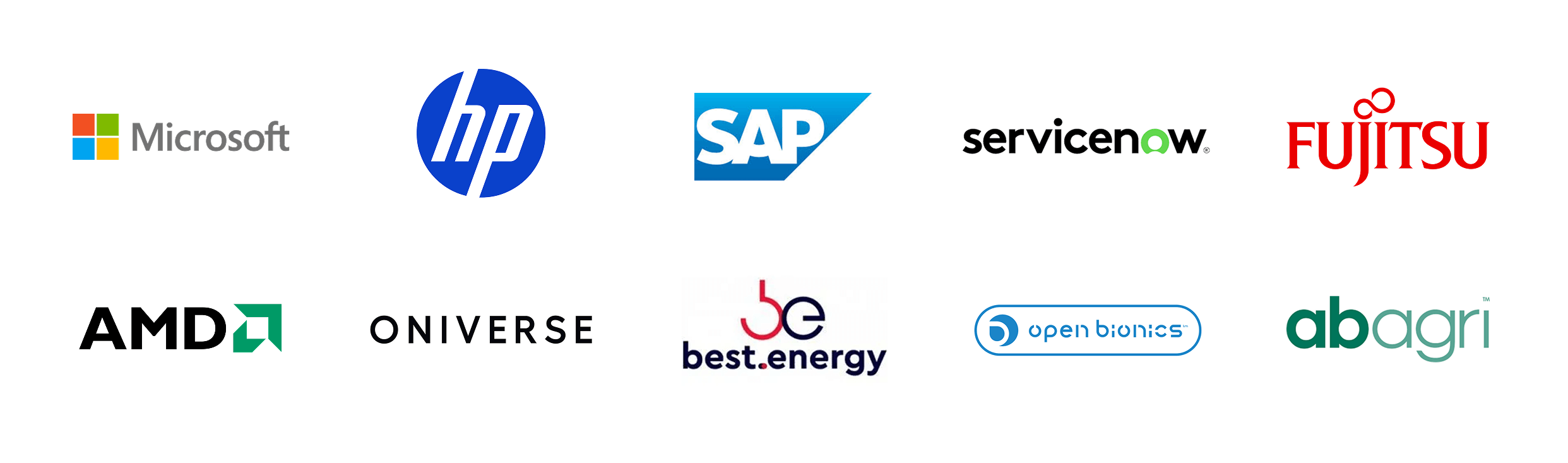 Tech brands Christopher Harrold has worked with